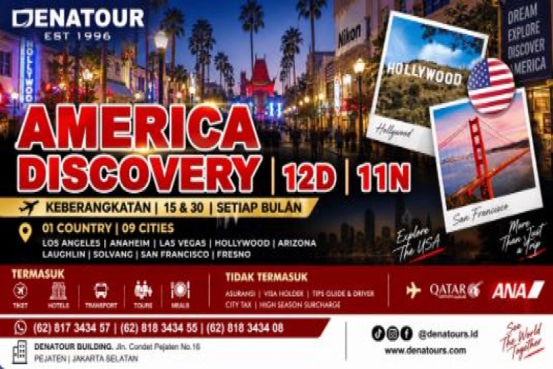 AMERICA DISCOVERY MUSLIM TOUR - Paket Umrah & Haji Terpercaya Denatour