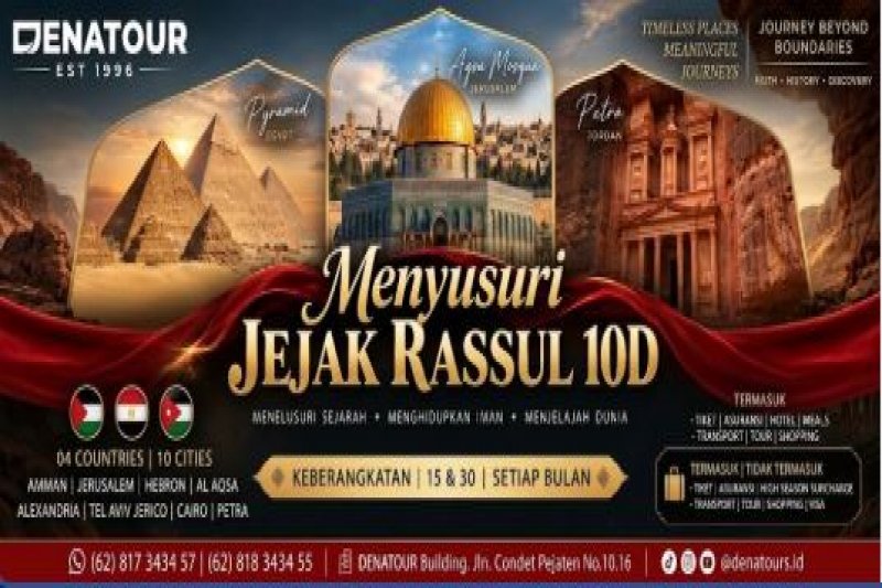 JEJAK RASUL - Paket Umrah & Haji Terpercaya Denatour