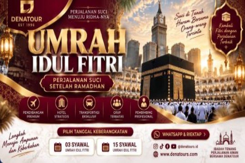 UMRAH IDUL FITRI 2027 - Paket Umrah & Haji Terpercaya Denatour