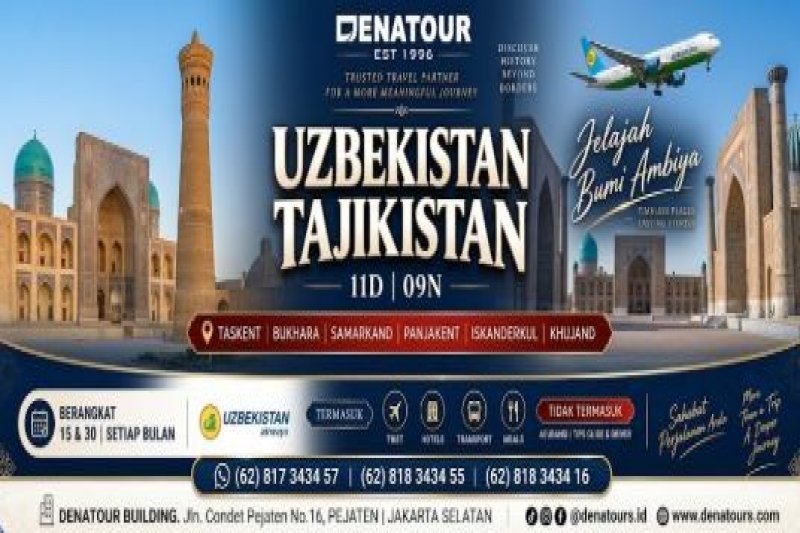 UZBEKISTAN-TAJIKISTAN - KYRGYZTAN - Paket Umrah & Haji Terpercaya Denatour