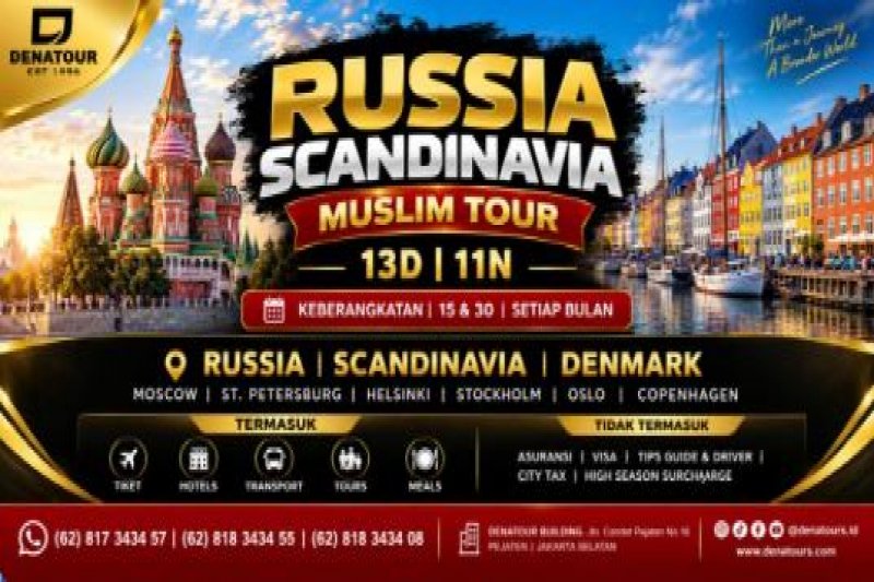 RUSIA - SCANDINAVIA - DENMARK - Paket Umrah & Haji Terpercaya Denatour